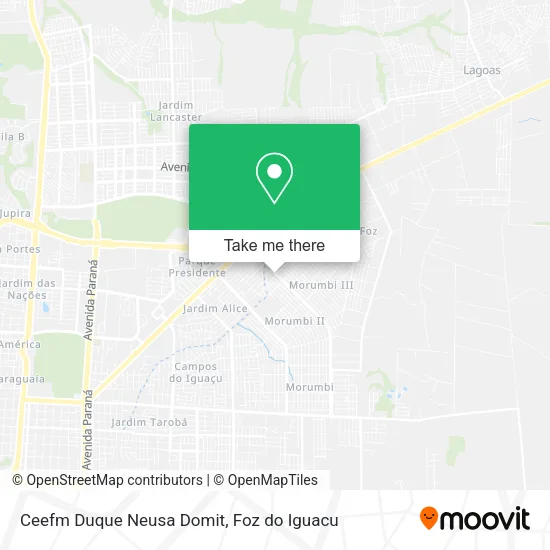 Ceefm Duque Neusa Domit map