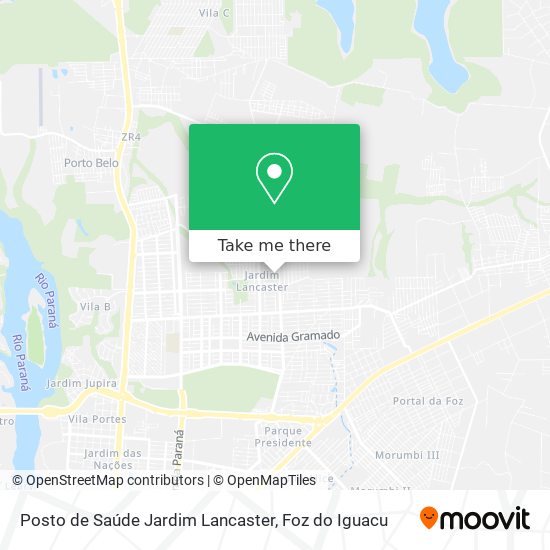 Posto de Saúde Jardim Lancaster map