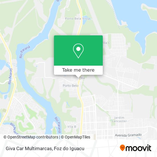Giva Car Multimarcas map