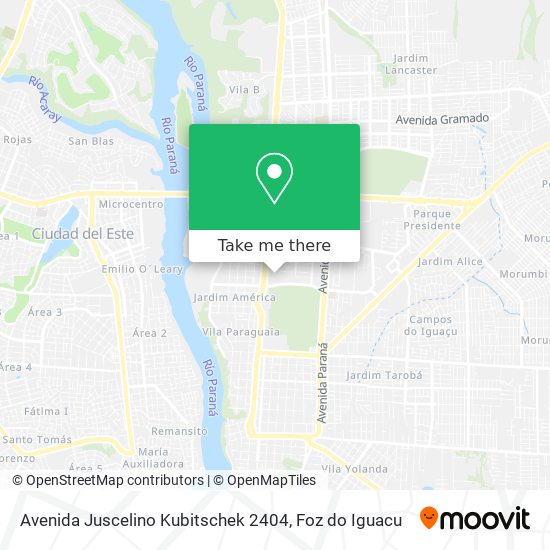 Mapa Avenida Juscelino Kubitschek 2404