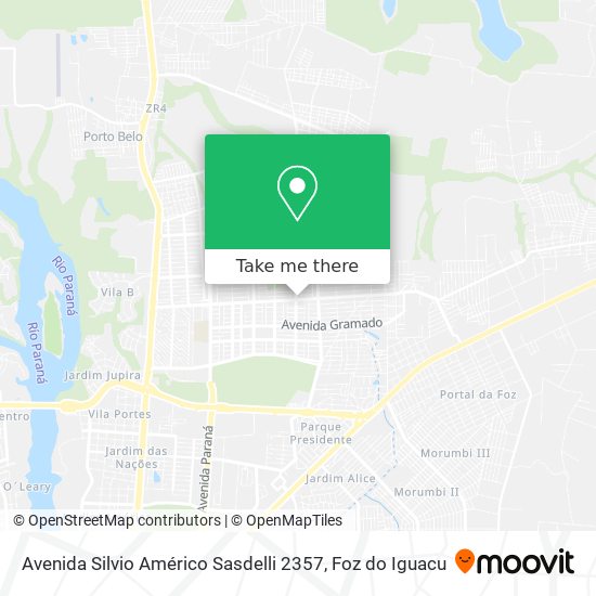 Avenida Silvio Américo Sasdelli 2357 map