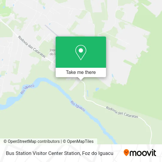 Bus Station Visitor Center Station map