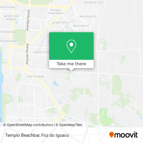 Templo Beachbar map