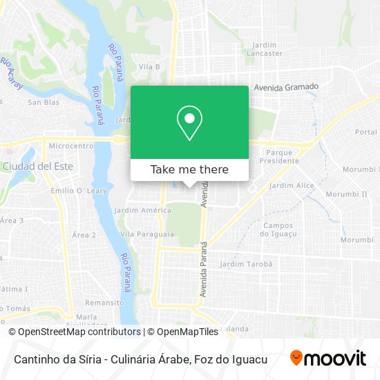 Cantinho da Síria - Culinária Árabe map