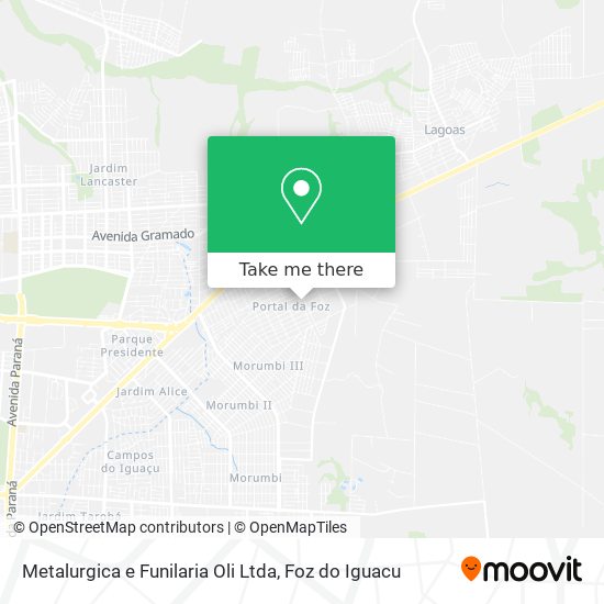 Metalurgica e Funilaria Oli Ltda map