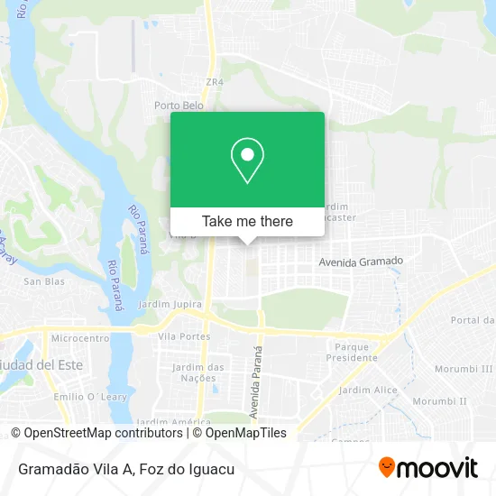 Gramadão Vila A map