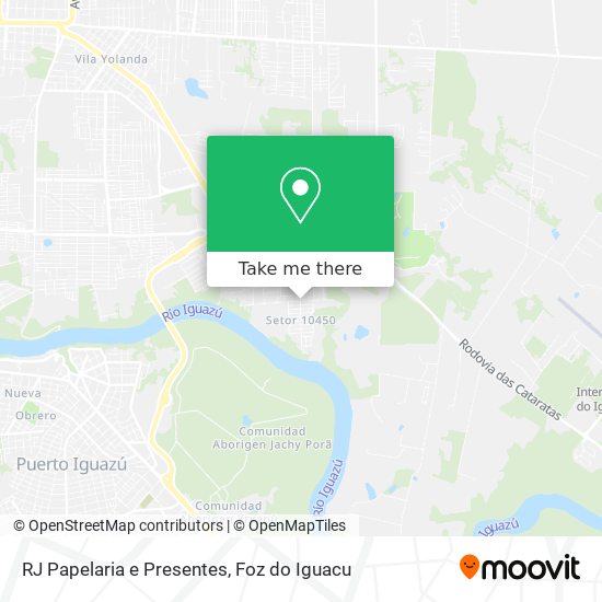 RJ Papelaria e Presentes map