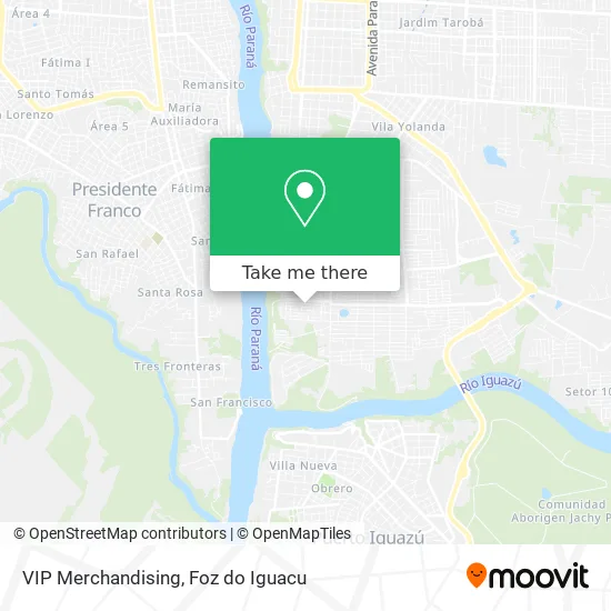 VIP Merchandising map