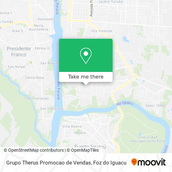 Grupo Therus Promocao de Vendas map