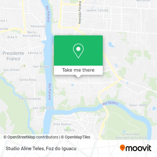 Studio Aline Teles map