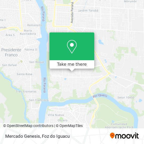 Mercado Genesis map