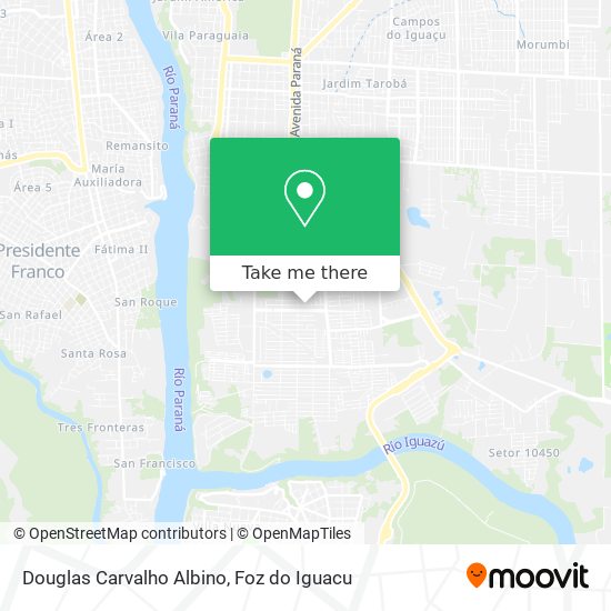 Douglas Carvalho Albino map