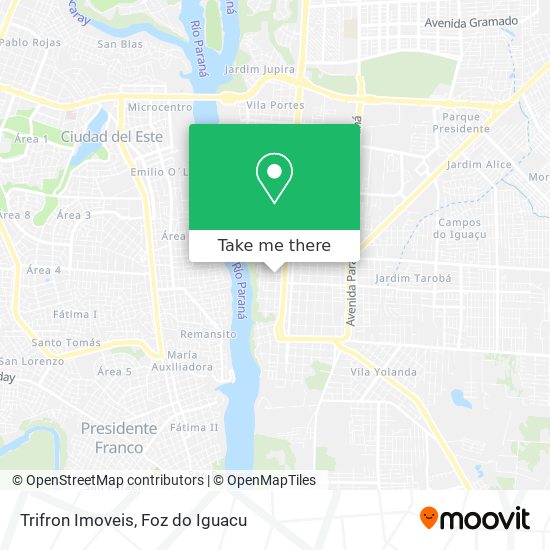 Mapa Trifron Imoveis