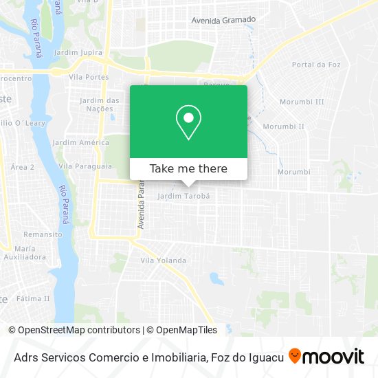 Adrs Servicos Comercio e Imobiliaria map