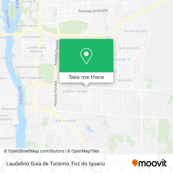 Laudelino Guia de Turismo map