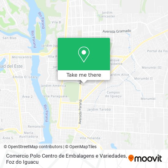 Comercio Polo Centro de Embalagens e Variedades map