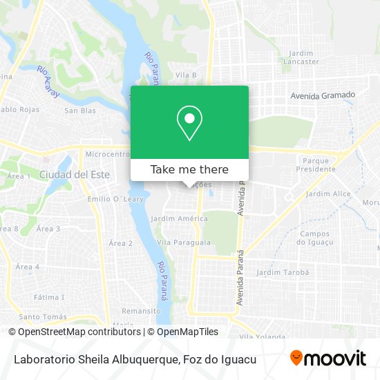 Laboratorio Sheila Albuquerque map