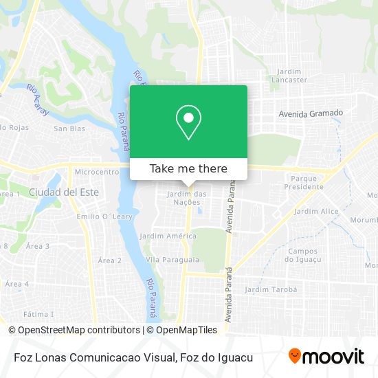 Foz Lonas Comunicacao Visual map
