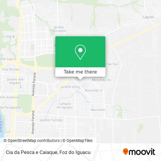 Cia da Pesca e Caiaque map