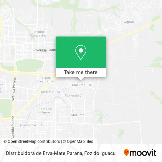 Distribuidora de Erva-Mate Parana map