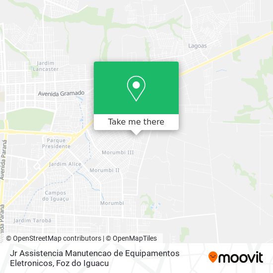 Jr Assistencia Manutencao de Equipamentos Eletronicos map