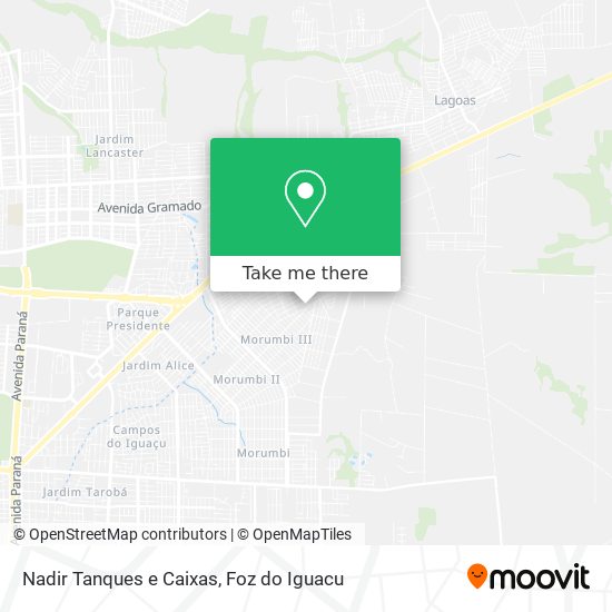 Nadir Tanques e Caixas map