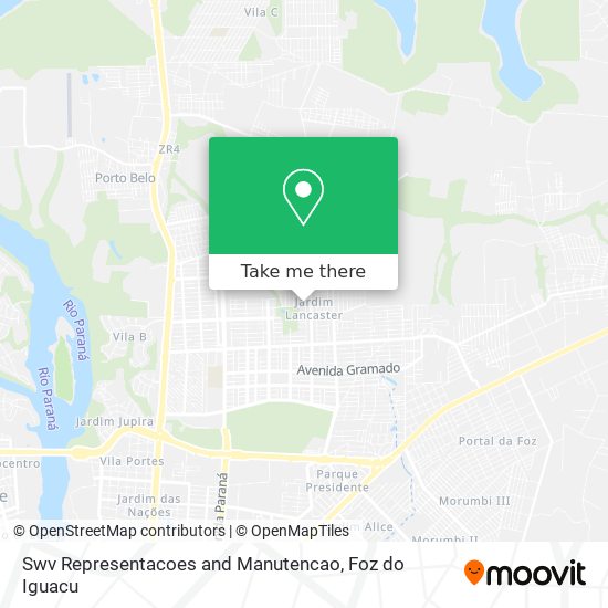 Swv Representacoes and Manutencao map