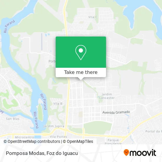 Pomposa Modas map