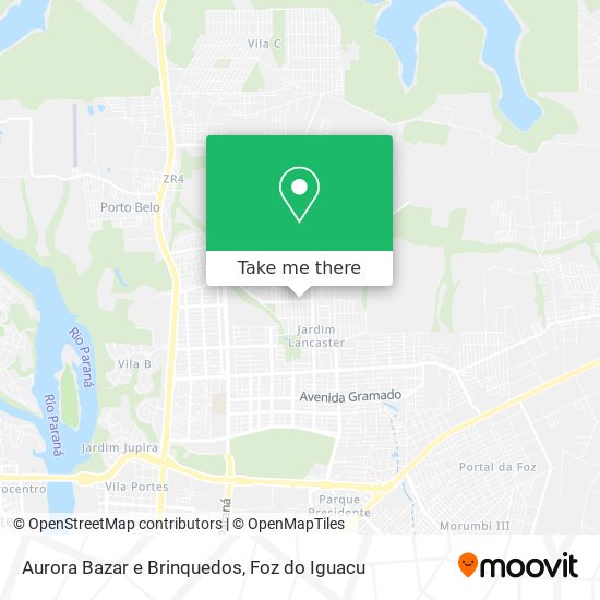 Aurora Bazar e Brinquedos map