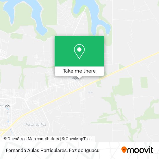 Fernanda Aulas Particulares map