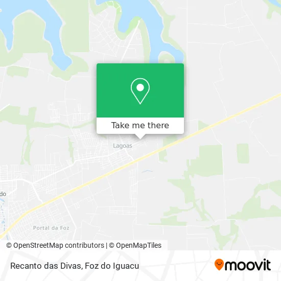 Recanto das Divas map