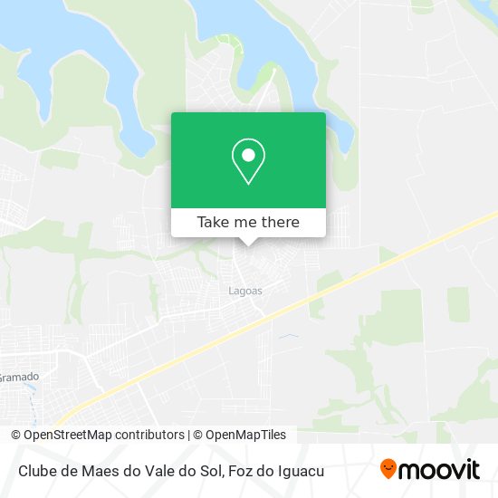 Clube de Maes do Vale do Sol map