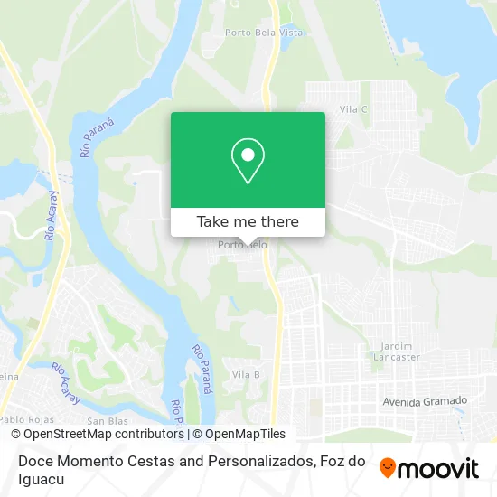 Doce Momento Cestas and Personalizados map