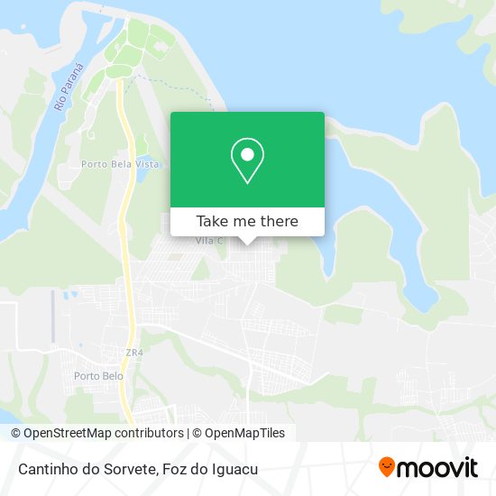 Cantinho do Sorvete map