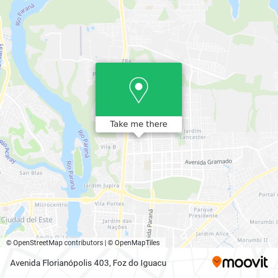 Avenida Florianópolis 403 map