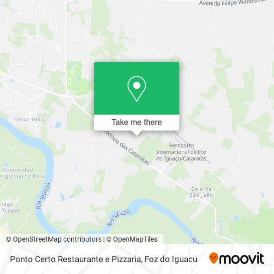 Ponto Certo Restaurante e Pizzaria map