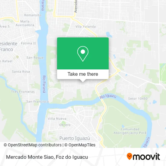 Mercado Monte Siao map