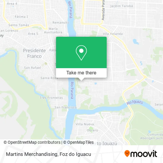 Martins Merchandising map