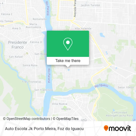 Auto Escola Jk Porto Meira map
