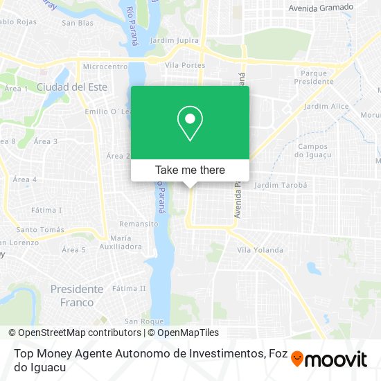 Top Money Agente Autonomo de Investimentos map