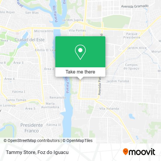 Mapa Tammy Store