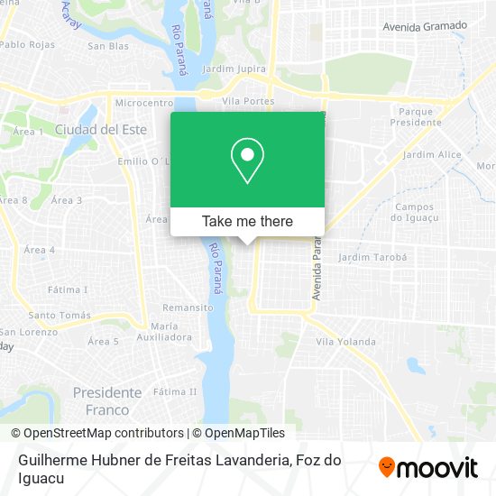 Guilherme Hubner de Freitas Lavanderia map