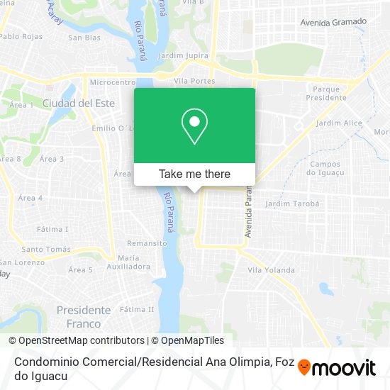 Condominio Comercial / Residencial Ana Olimpia map