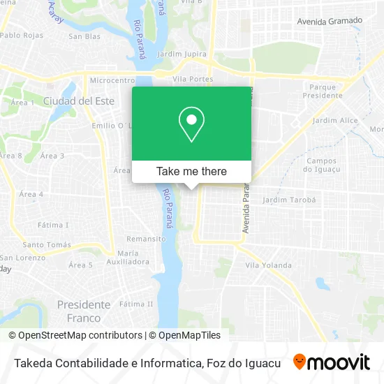 Takeda Contabilidade e Informatica map