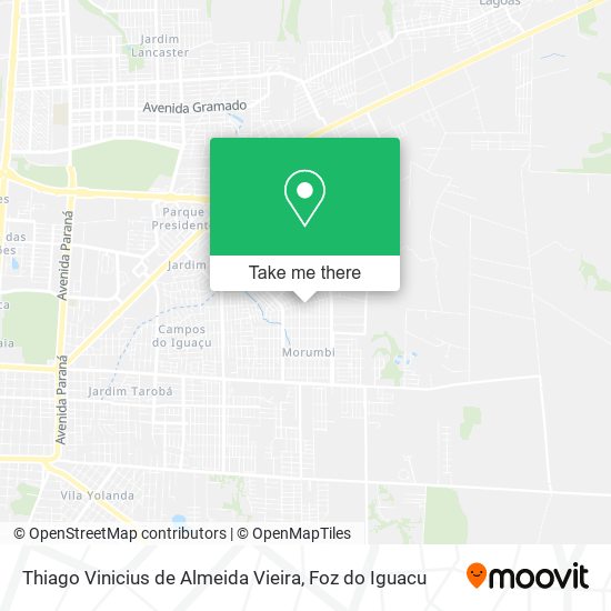 Thiago Vinicius de Almeida Vieira map