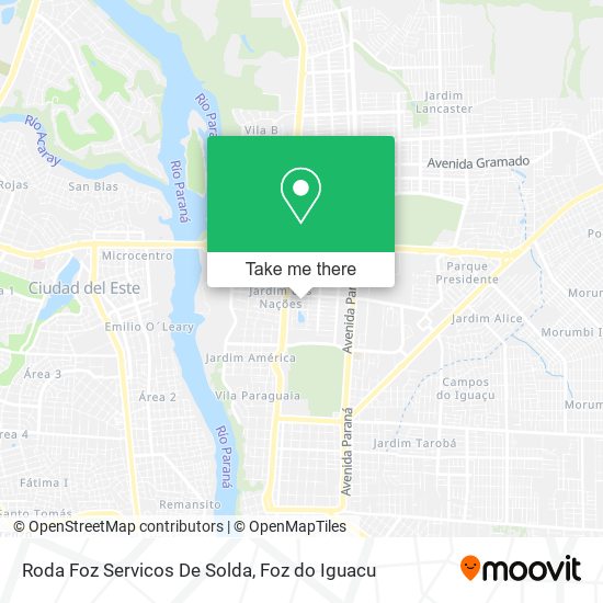 Roda Foz Servicos De Solda map