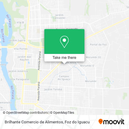 Brilhante Comercio de Alimentos map