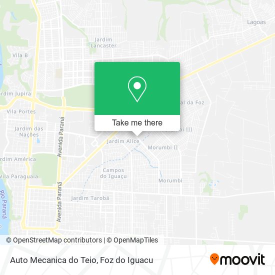 Auto Mecanica do Teio map