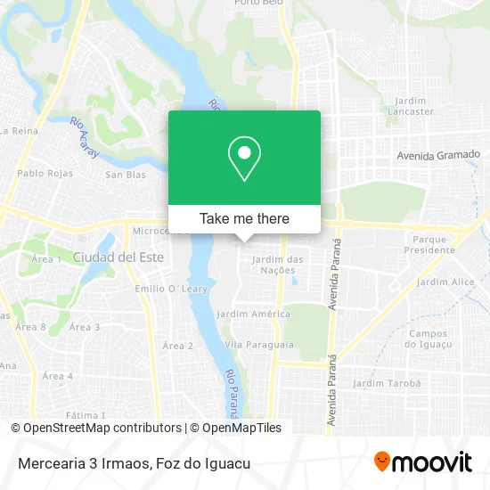 Mercearia 3 Irmaos map