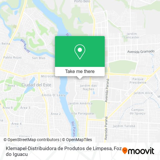 Mapa Klemapel-Distribuidora de Produtos de Limpesa